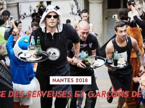 course des serveuses et garcons de cafe