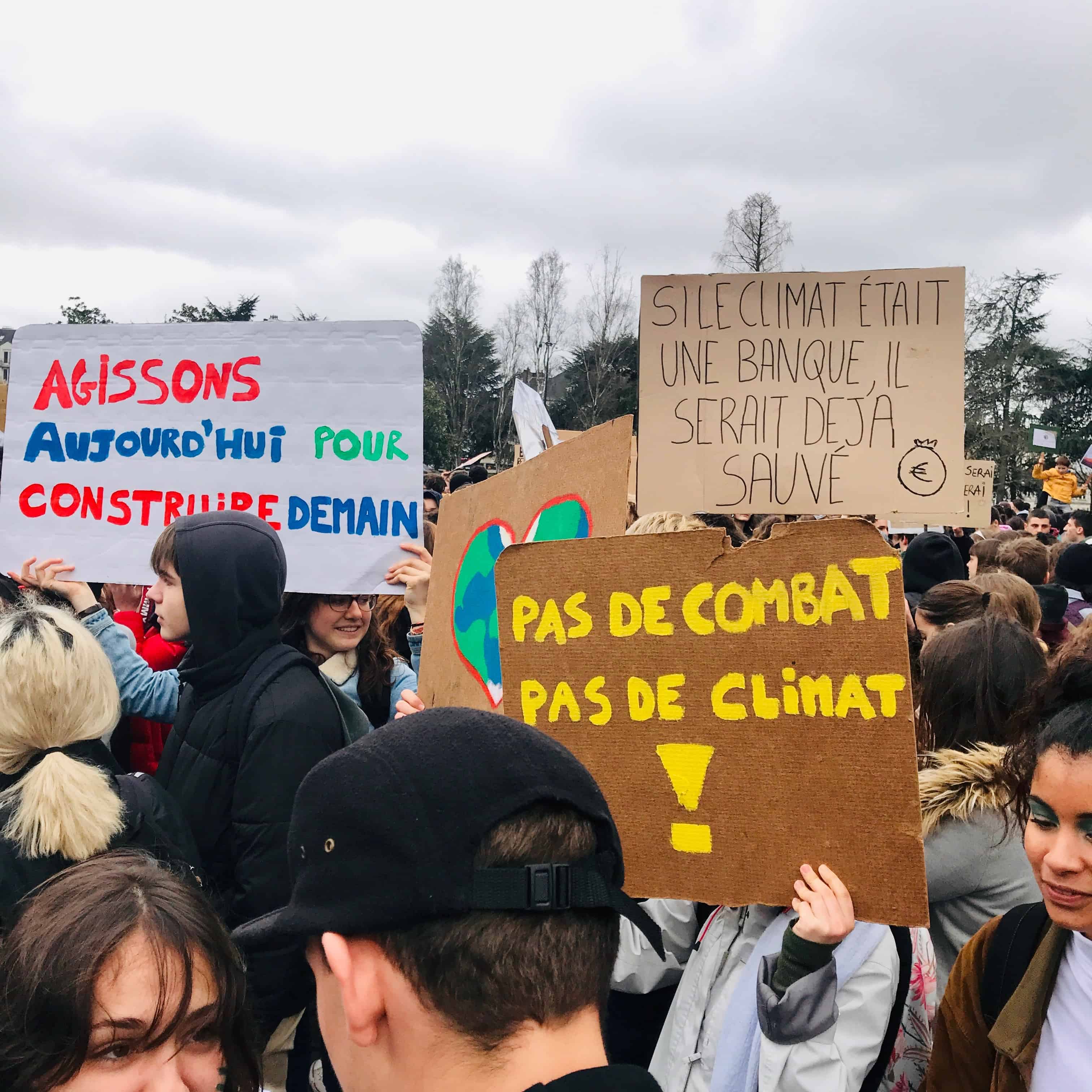 meilleurs slogans nantais de la greve mondiale pour le climat nantes