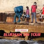 blueman on tour homme bleu exposition nantes 1