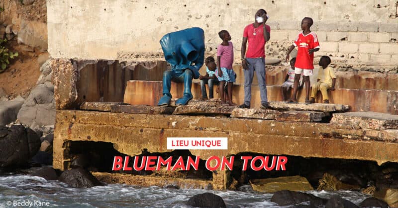 blueman on tour homme bleu exposition nantes 1