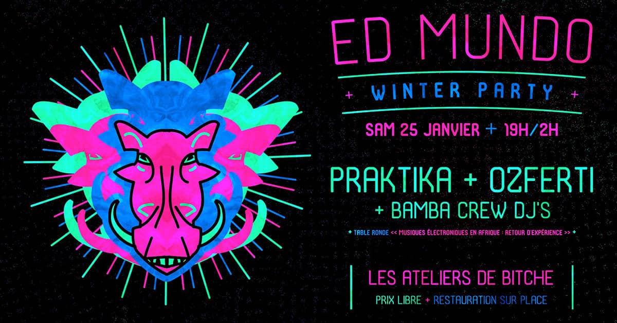 ed mundo winter party 2020 aux ateliers de bitche