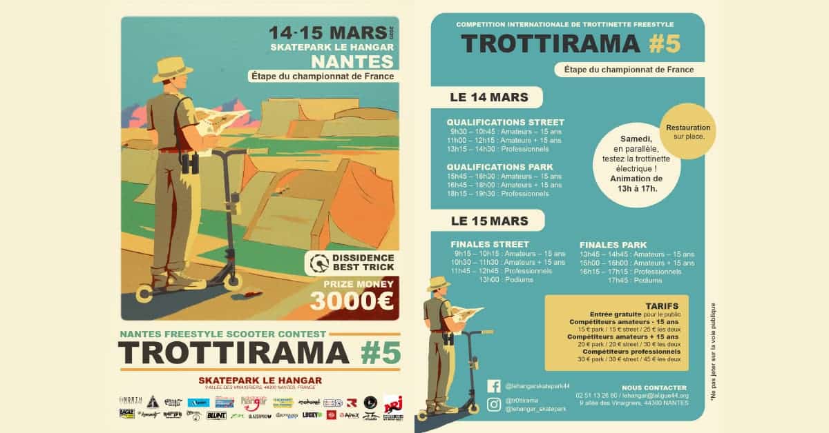 trottirama trotinette nantes le hangar 2020