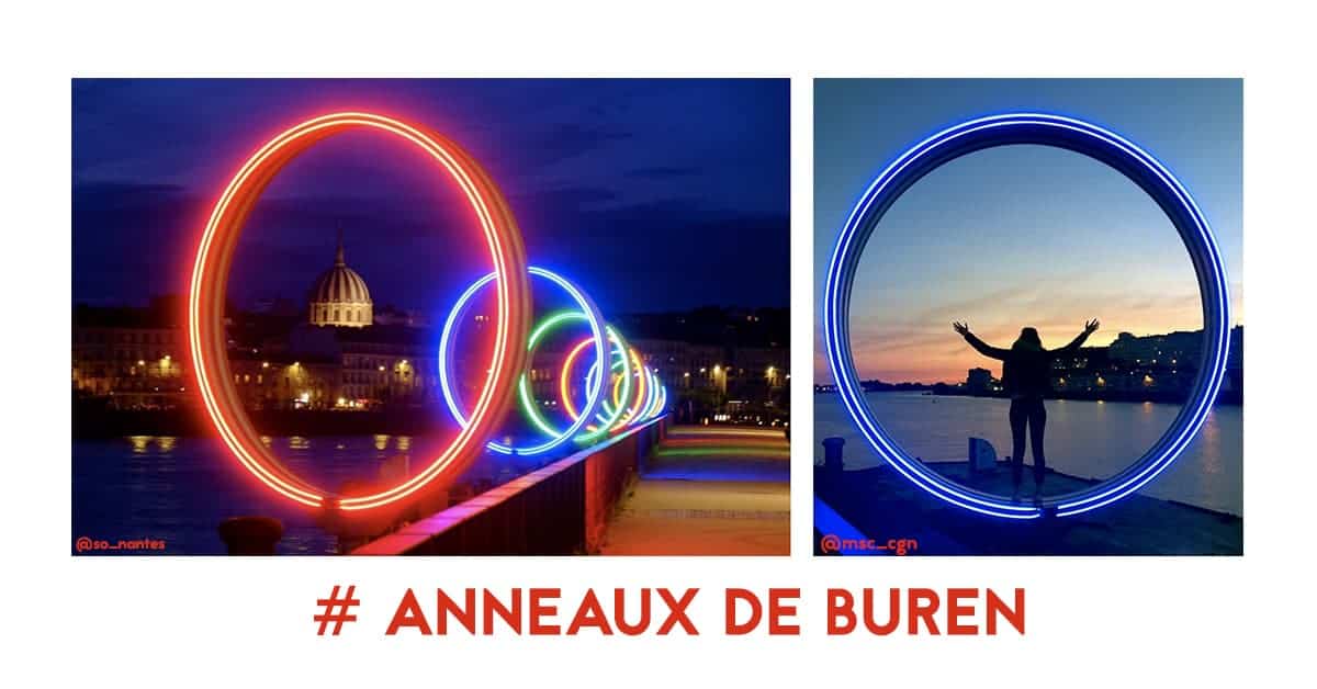 anneaux de Buren nantes top insta