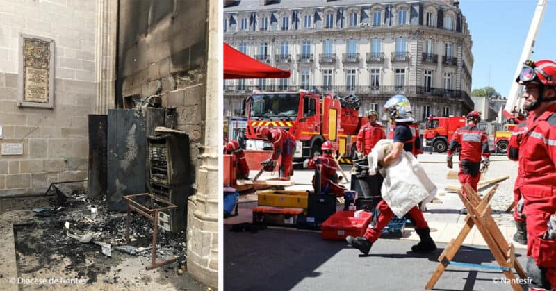 cathedrale de nantes incendie 2