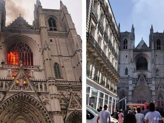 cathedrale de nantes incendie