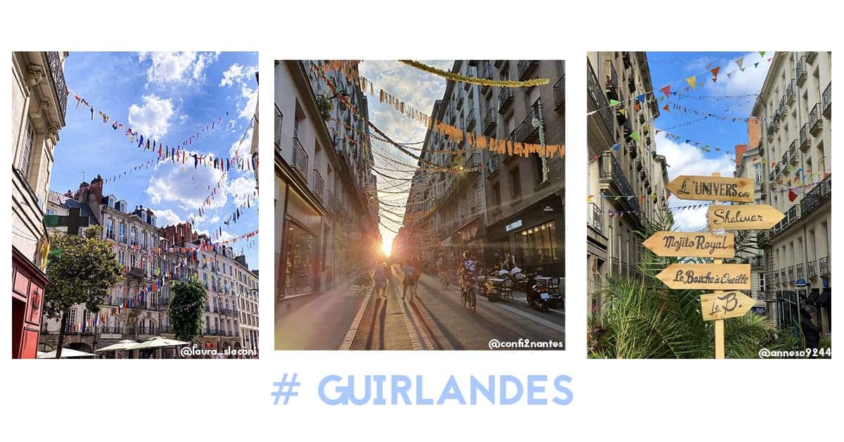 nantes guirlnades rues decorees insta 2020