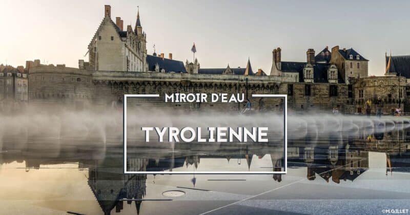 tyrolienne nantes jardin des plantes miroir d'eau 2020 ete