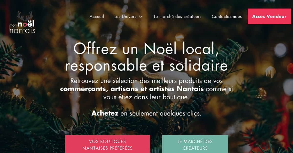 mon noel nantais solidaire commerces commercants nantes 2020