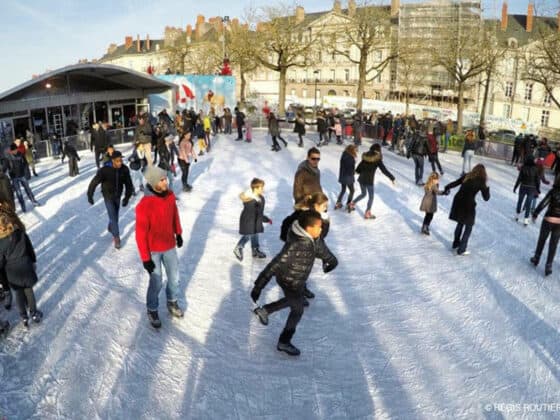 nantarctique patinoire geante pistes de luges nantes 2020