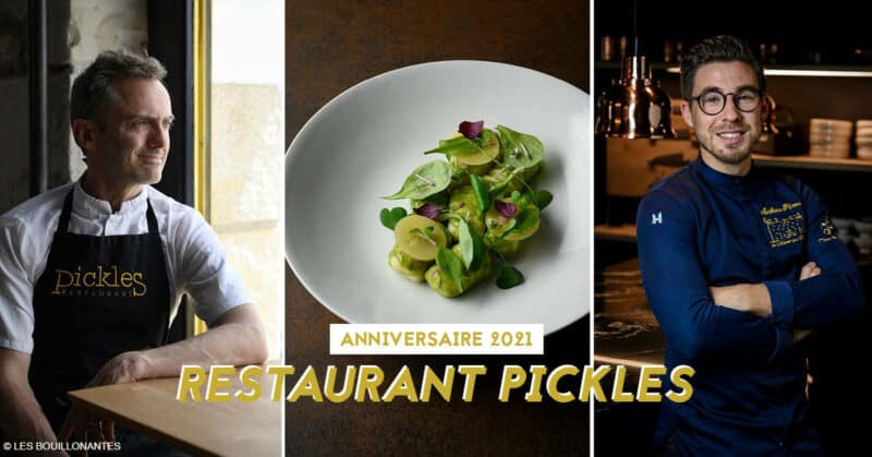 pickles manoir de la regate menu anniversaire 2021 nantes