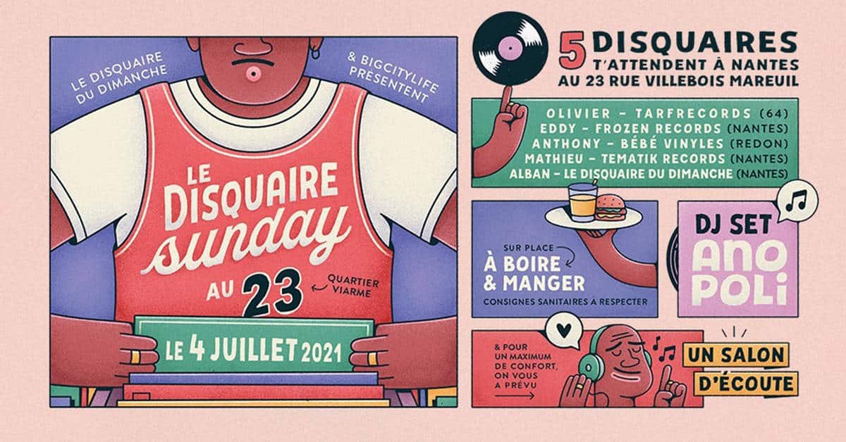 disquaire sunday le 23 nantes 2021