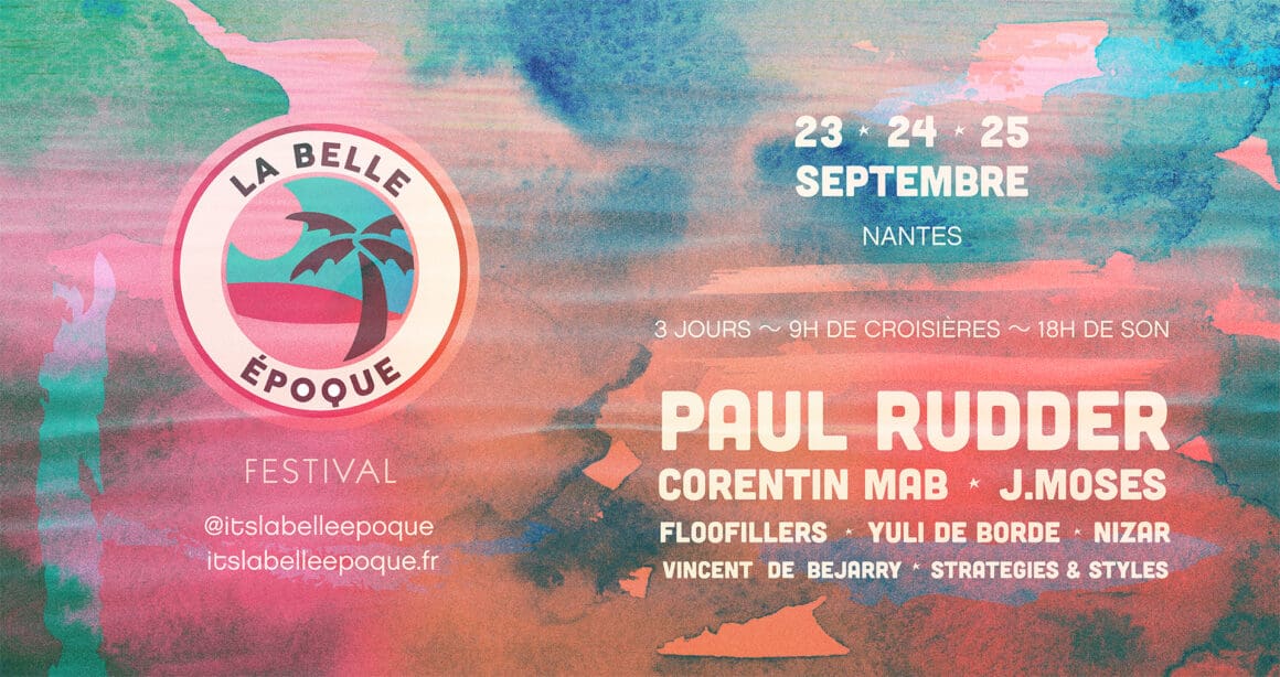 la belle époque festival croisières dj sets sur l'Erdre musique house