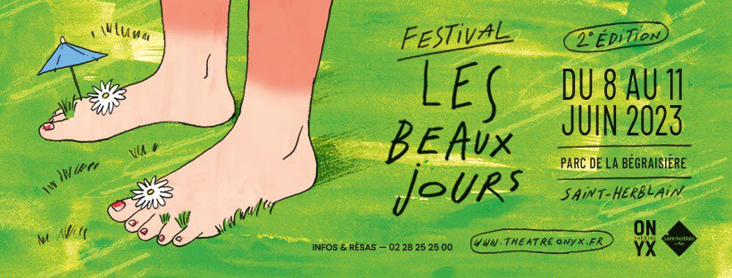 festival les beaux jours nantes saint herblain cirque spectacles 8 au 11 juin 2023 parc de la begraisiere