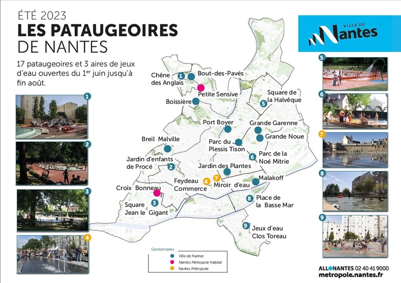 Nantes pataugeoire été 2023 