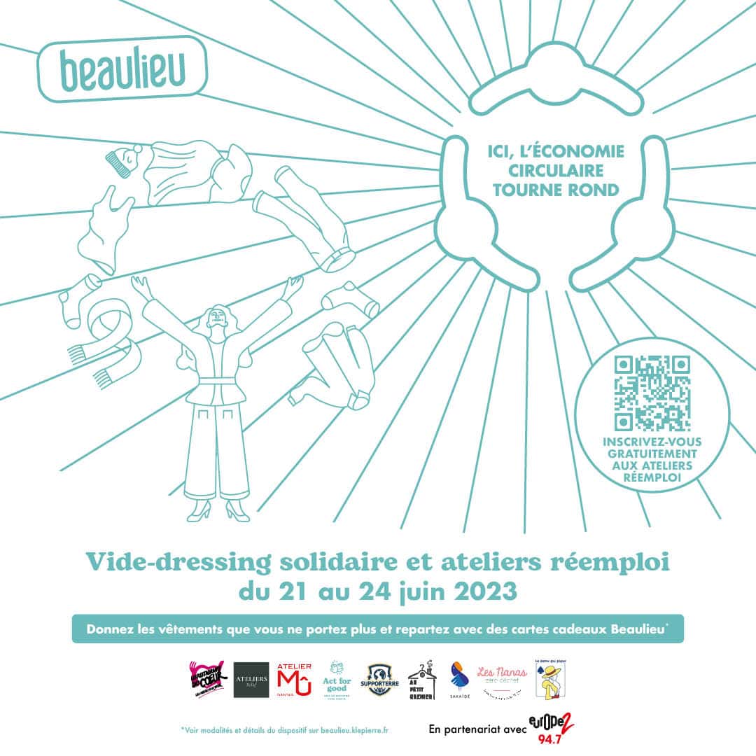 vide-dressing nantes beaulieu vide-dressing solidaire réemploi nantes