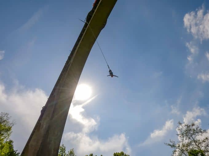 saut à l'élastique vendée