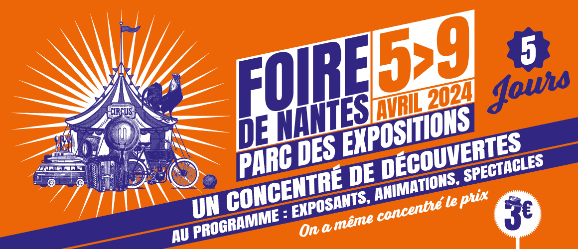 Affiche foire de Nantes