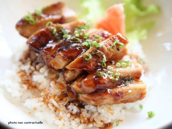 poulet sauce teriyaki