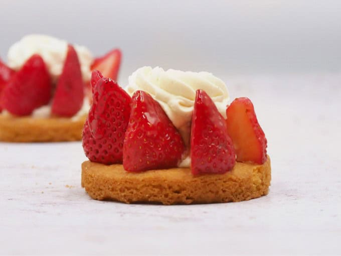 Tartelette aux fraises de chez Barnabé