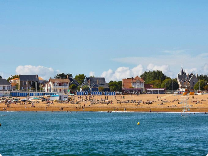 Plage de Boisvinet à Saint-Gilels-Croix-de-Vie