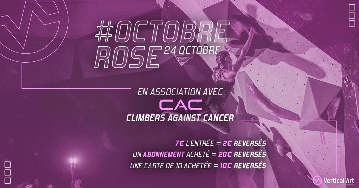 Vertical'art X octobre rose