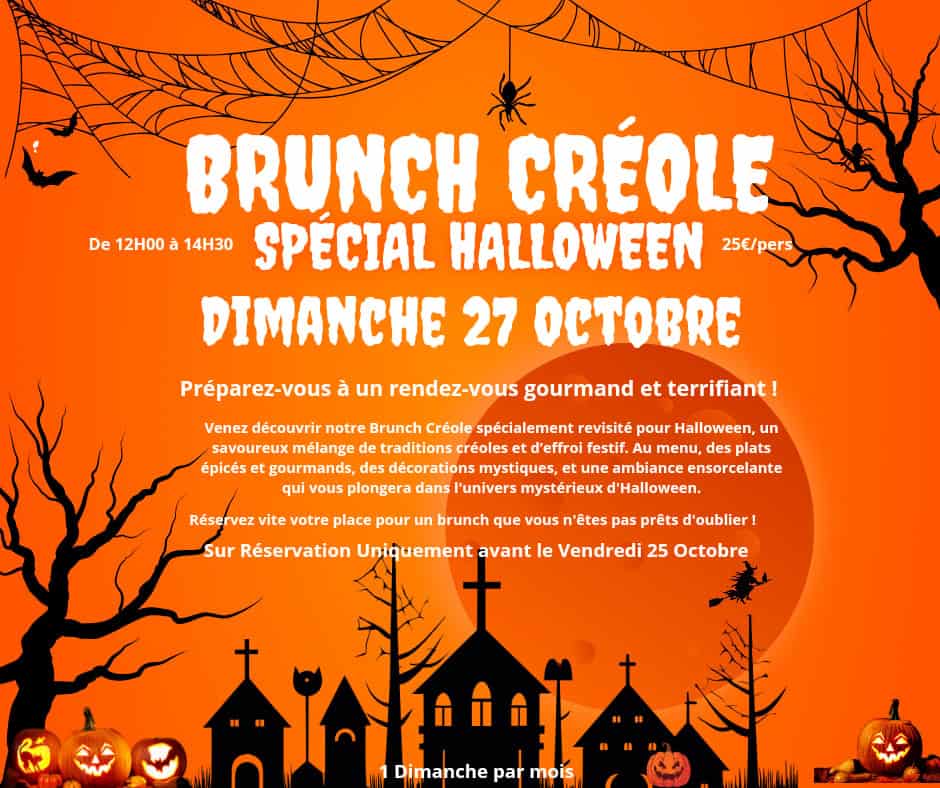 brunch créole halloween