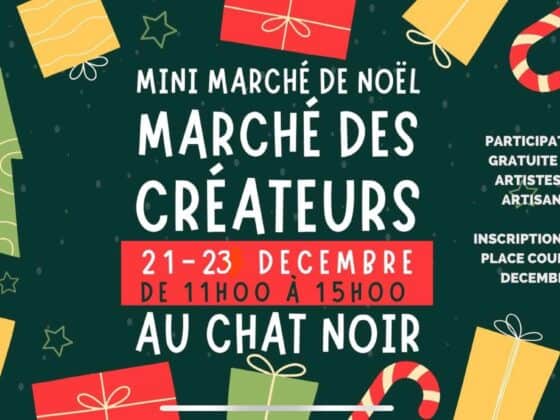 Mini marché des créateurs au Chat Noir