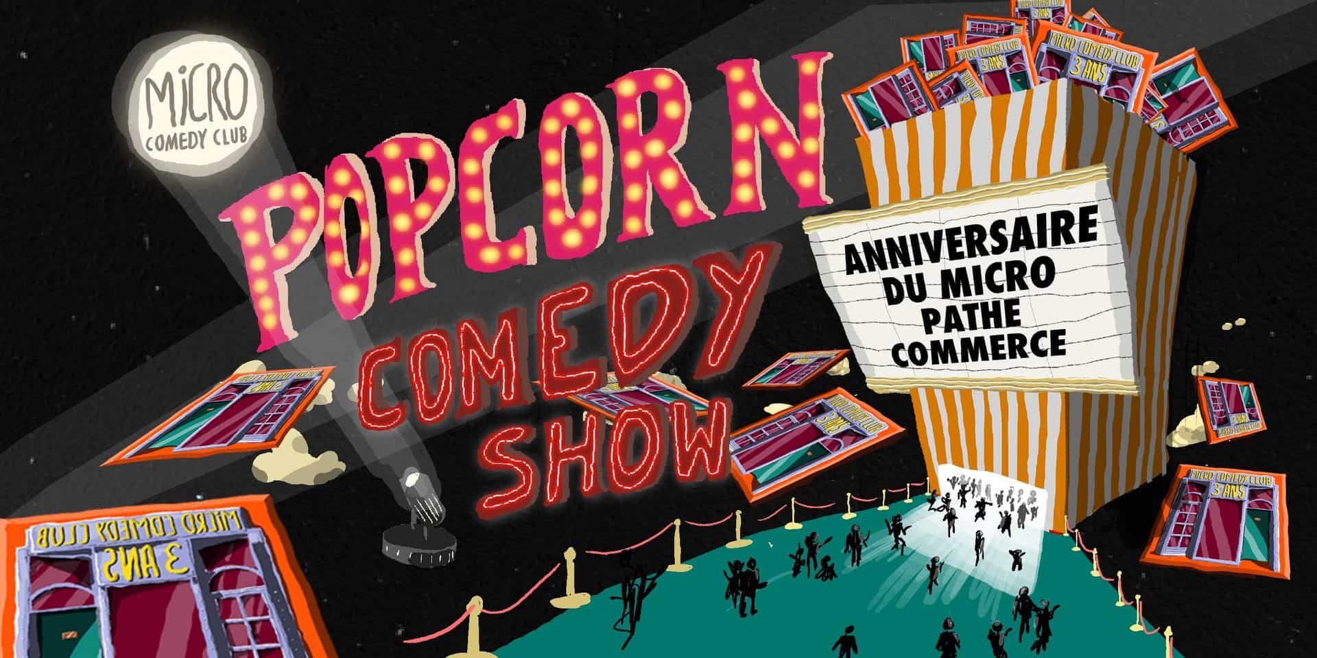 Popcorn comedy show