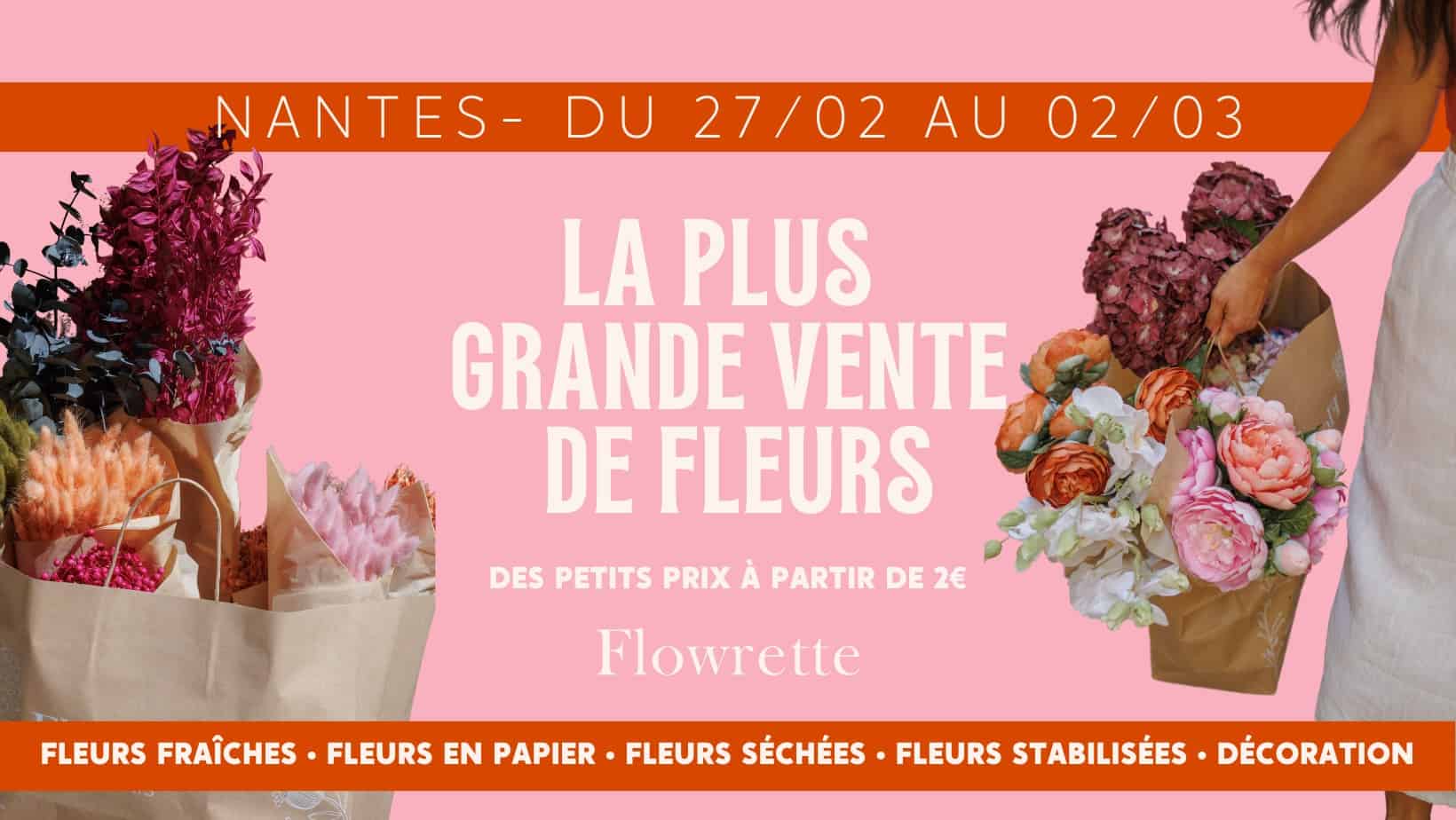 Grande vente de fleurs Flowrette