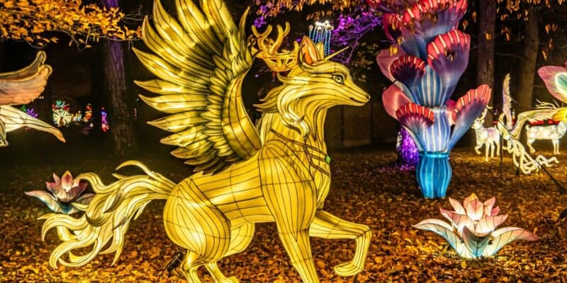 Des sculptures lumineuses géantes à 1h30 de Nantes