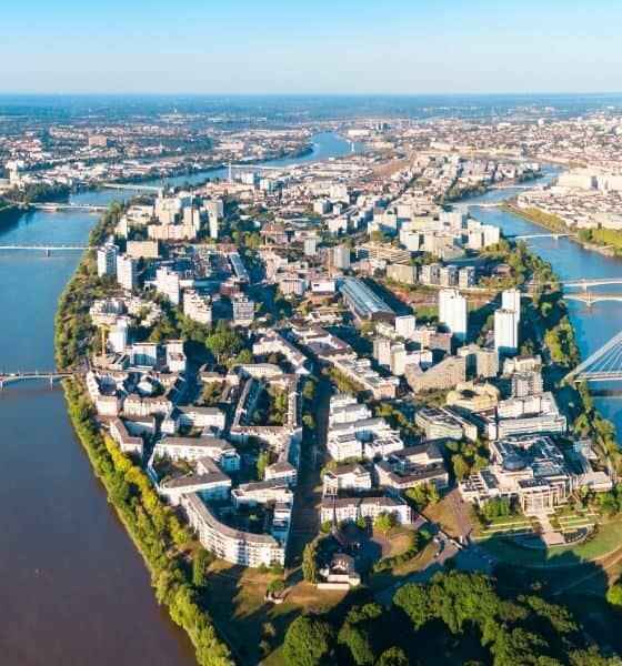 Nantes vue du ciel QFAN 9125