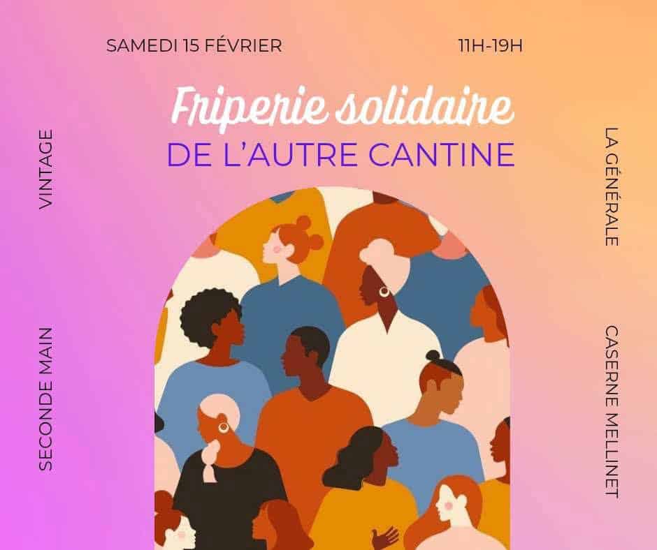 Friperie Solidaire de l'Autre Cantine février 2025