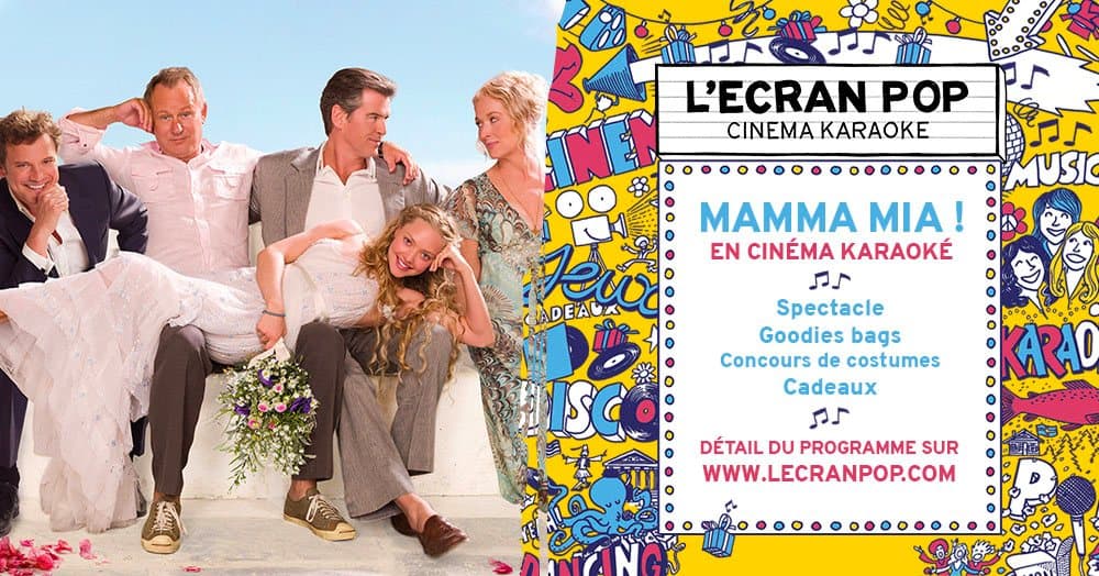 L'écran pop mamma mia