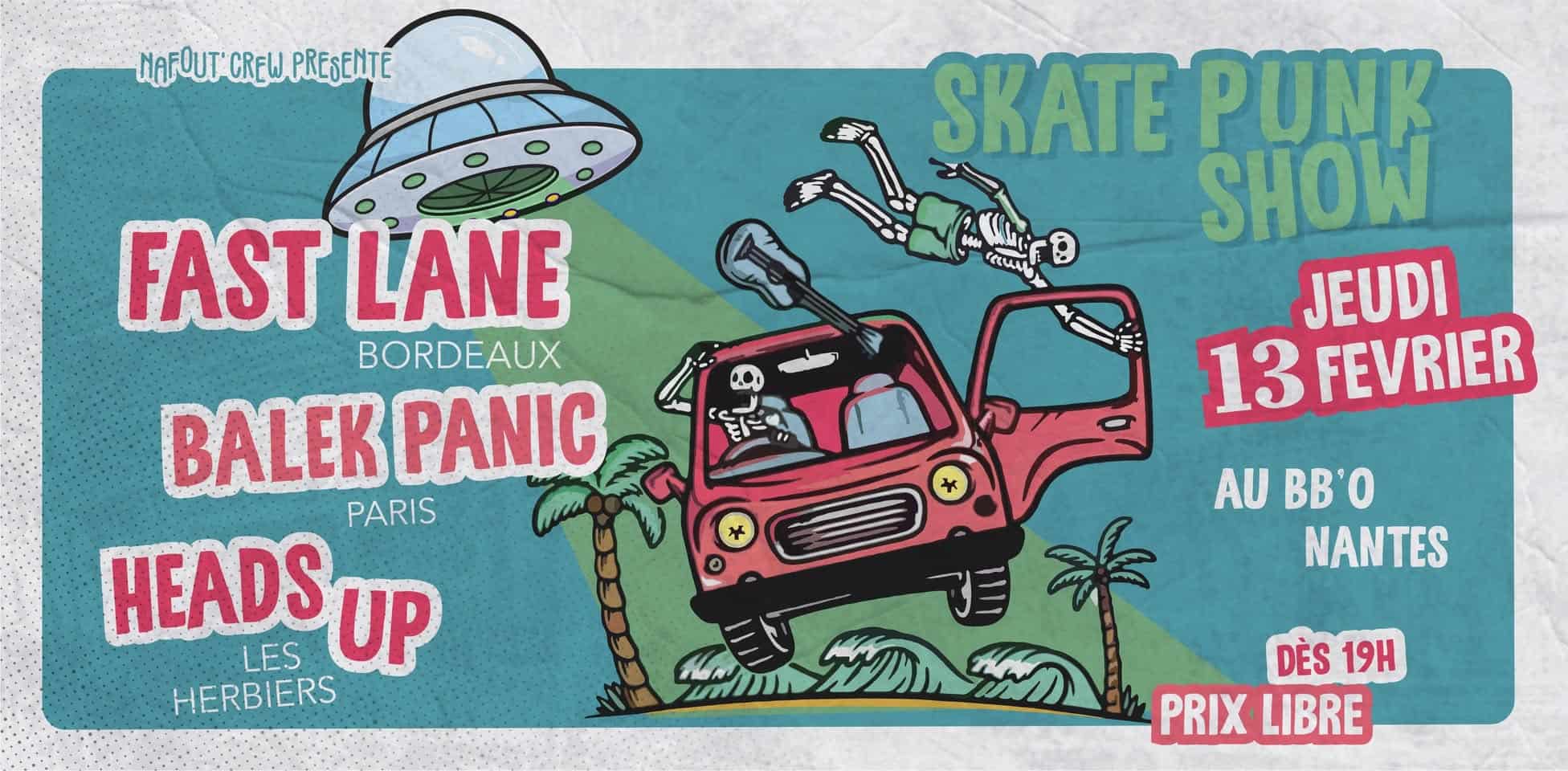 Soirée Skate punk au BBO